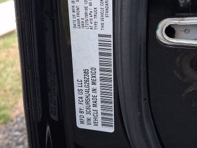 2020 RAM 2500 Tradesman Crew Cab 4x4 8' Box