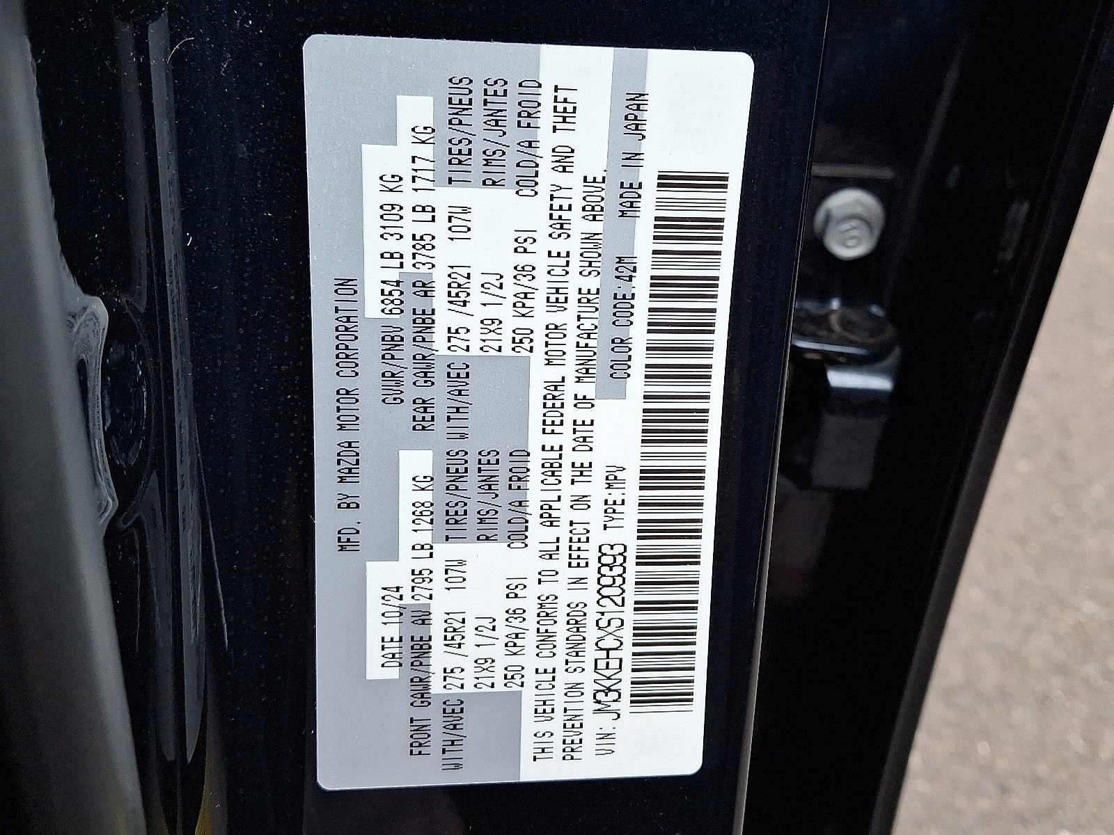 2025 Mazda Mazda CX-90 3.3 Turbo S Premium Plus