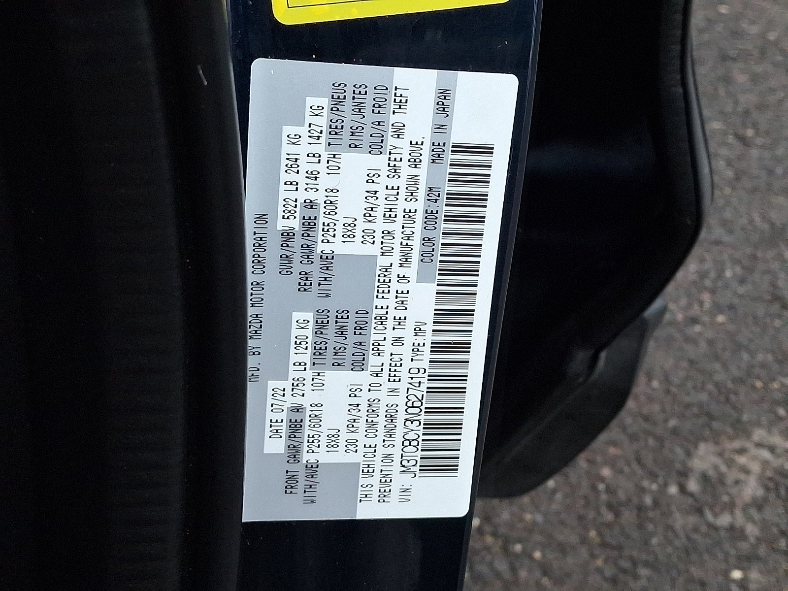 2022 Mazda Mazda CX-9 Touring