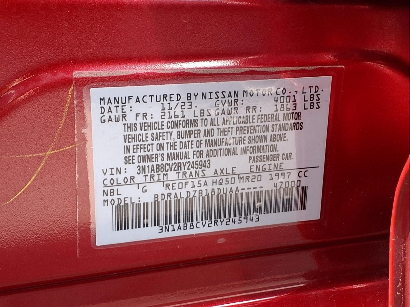 2024 Nissan Sentra SV