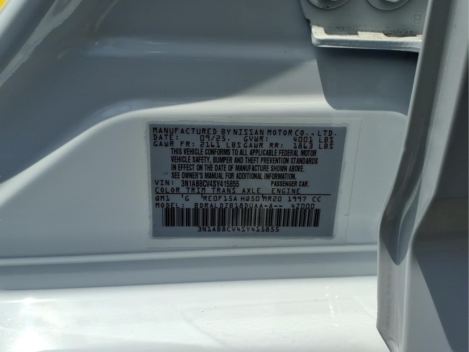 2025 Nissan Sentra SV
