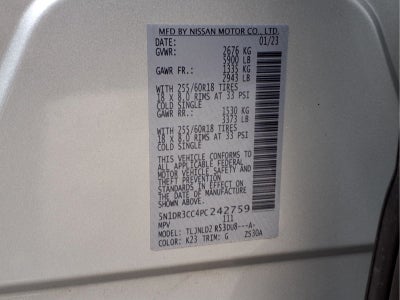 2023 Nissan Pathfinder SL