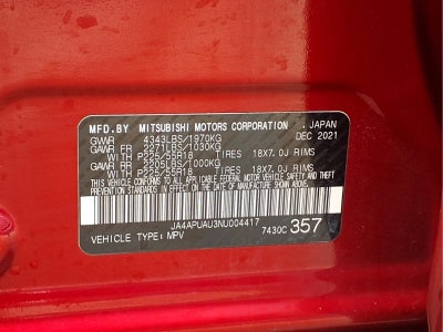 2022 Mitsubishi Outlander Sport ES