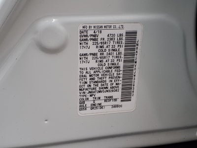 2018 Nissan Rogue SV