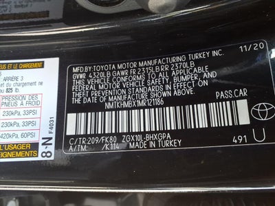 2021 Toyota C-HR XLE