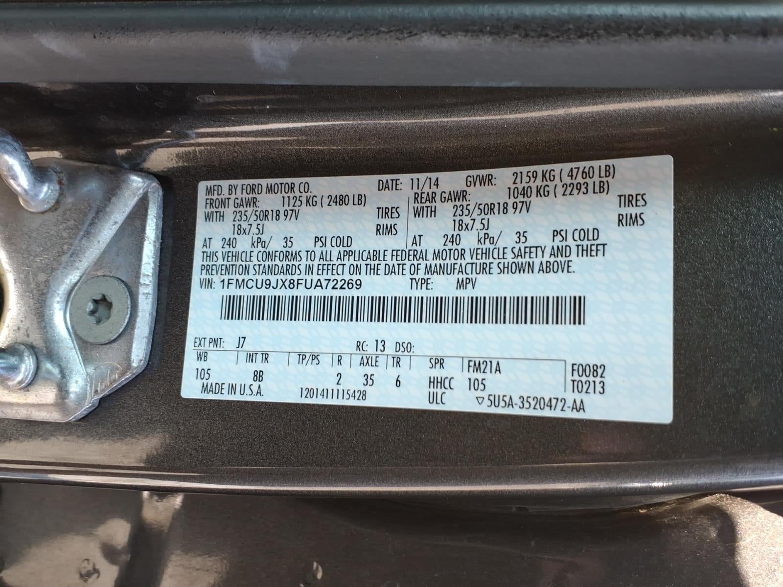 2015 Ford Escape Titanium