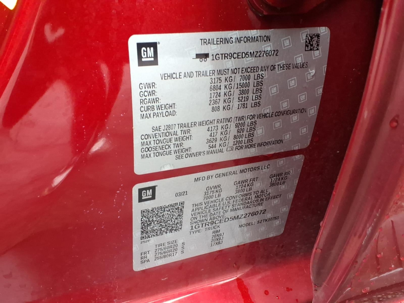 2021 GMC Sierra 1500 Elevation