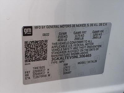 2022 GMC Terrain SLE