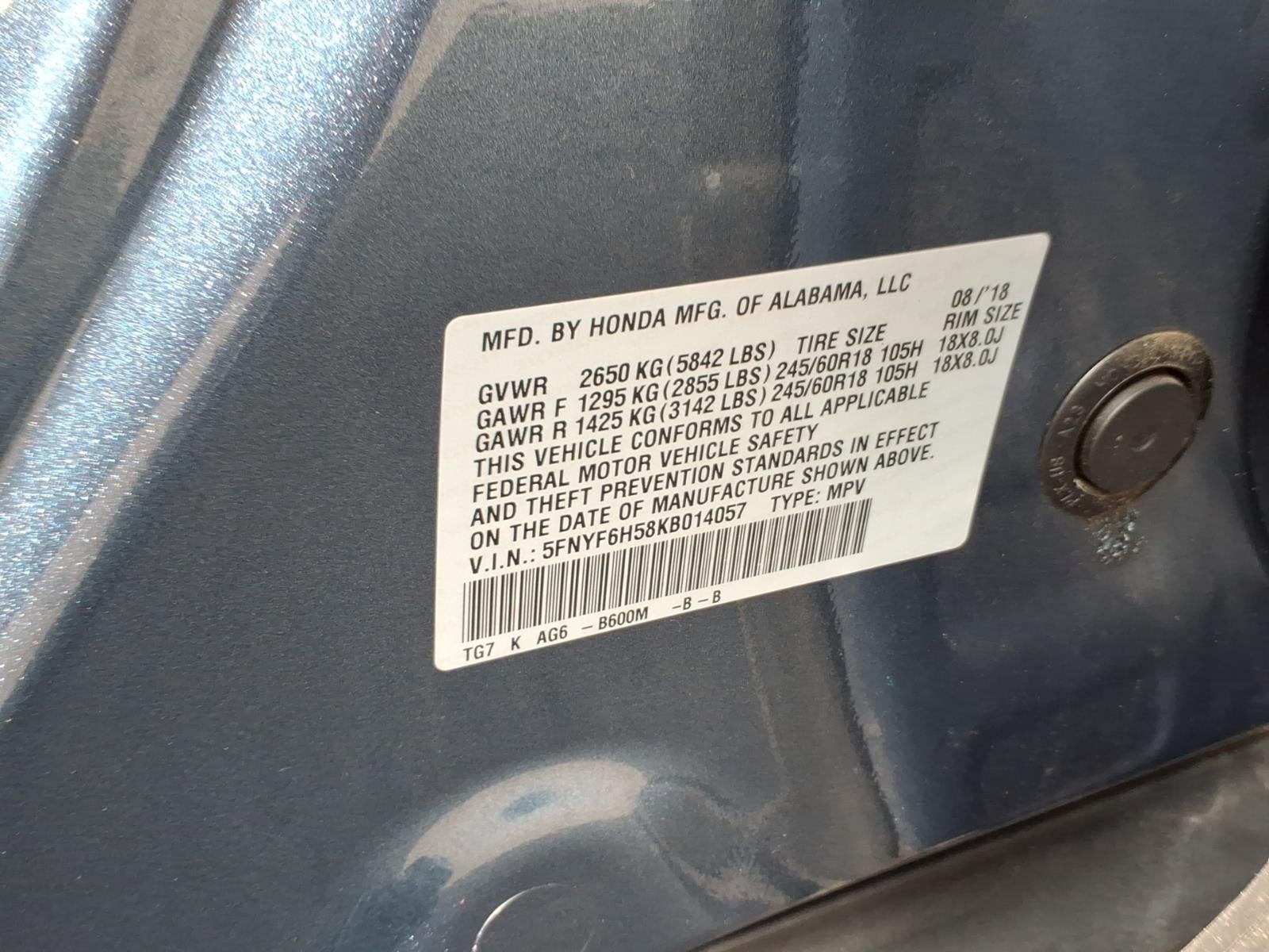 2019 Honda Pilot EX-L