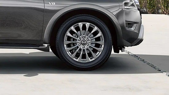 2023 Nissan Armada wheel and tire | Peruzzi Nissan in Fairless Hills PA