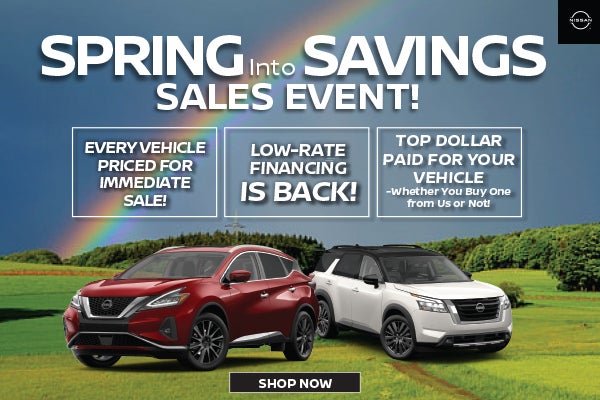 Spring into savings sale event