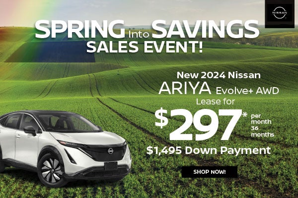 New 2024 Nissan Ariya Evolve+ AWD 