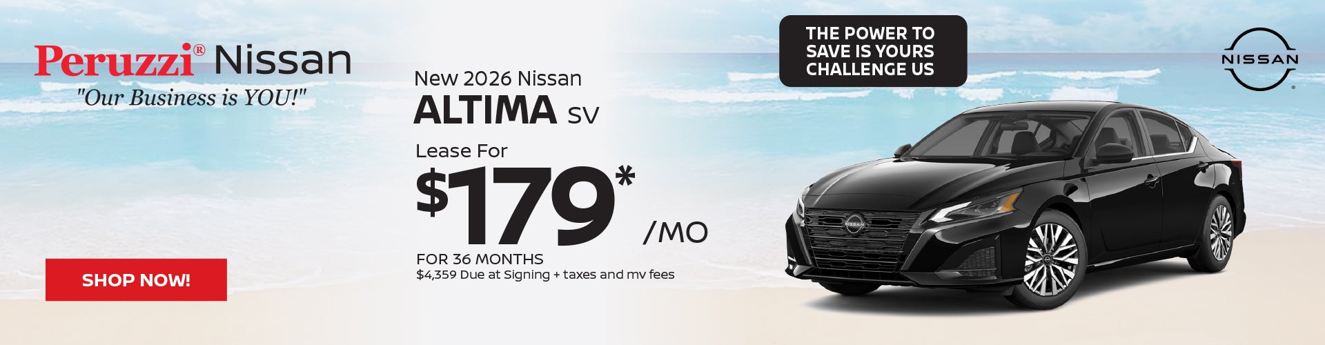 New 2026 Nissan Altima SV 