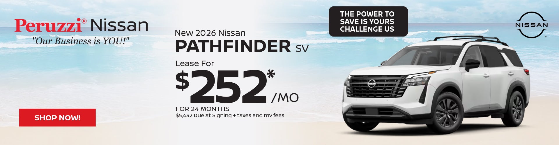 New 2026 Nissan Pathfinder SV 