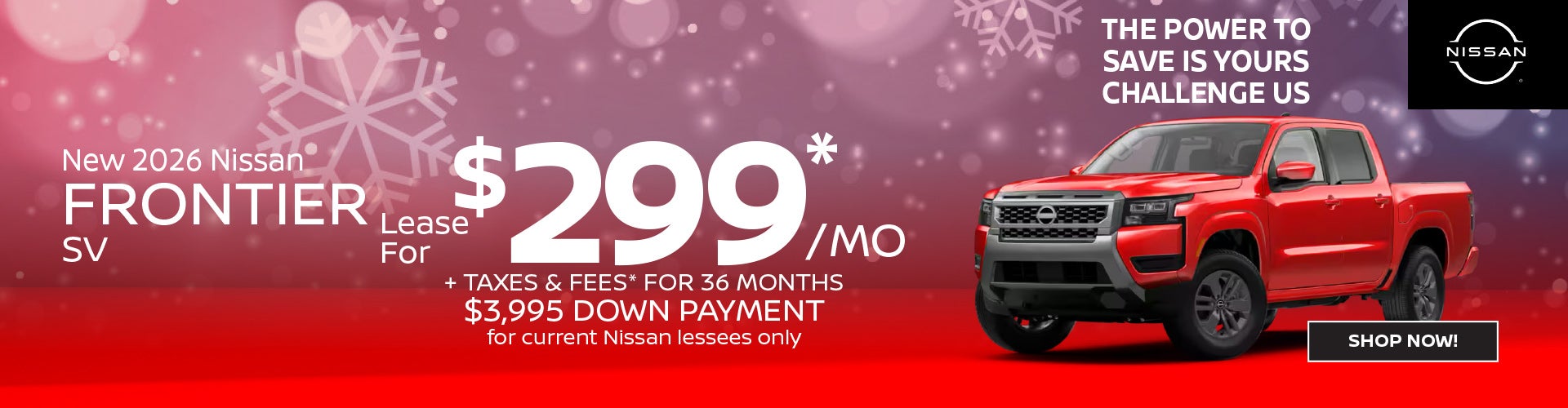 New 2026 Nissan Frontier SV