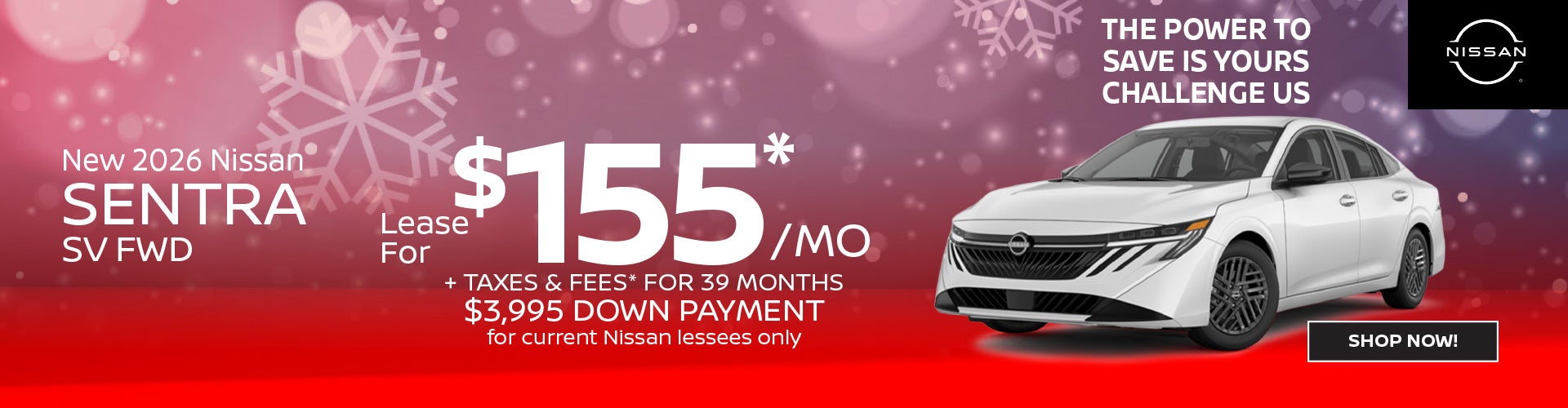 New 2026 Nissan Sentra SV FWD 