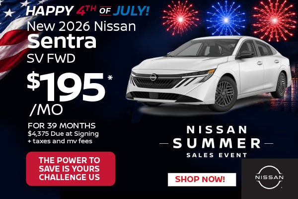 New 2026 Nissan Sentra SV FWD 