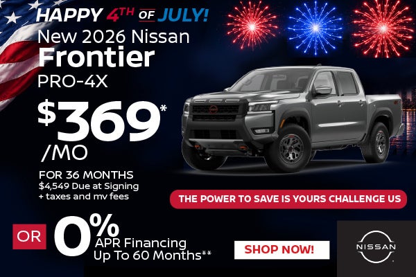 New 2026 Nissan Frontier PRO-4X