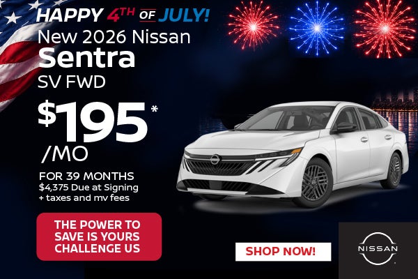 New 2026 Nissan Sentra SV FWD 