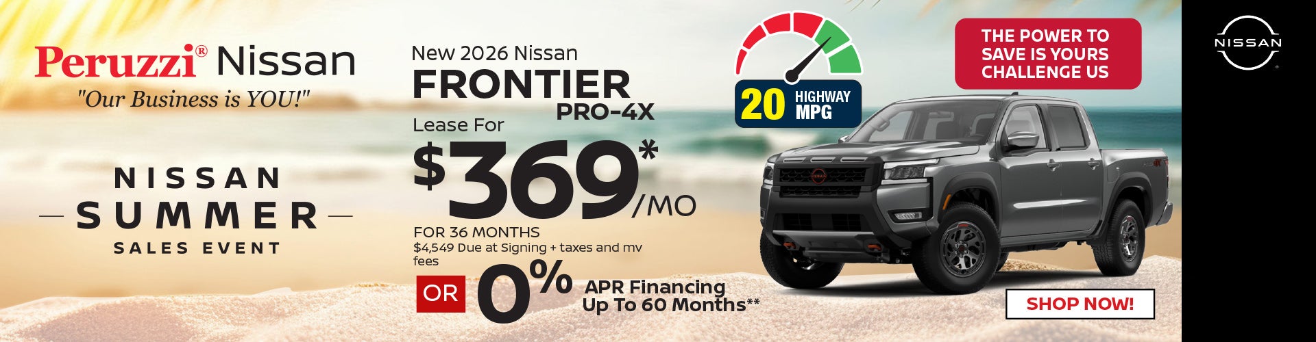 New 2026 Nissan Frontier PRO-4X
