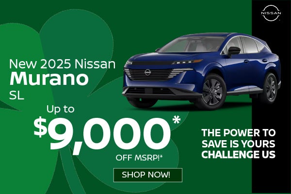 New 2025 Nissan Murano SL Up to $9,000 OFF MSRP!*