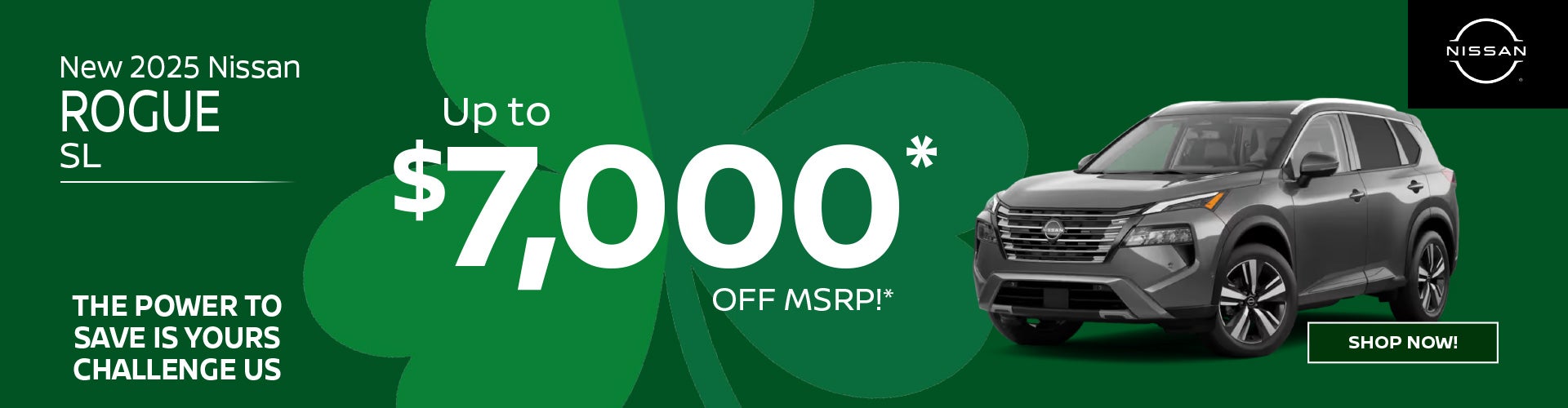 New 2025 Nissan Rogue SL Up to $7,000 OFF MSRP!*