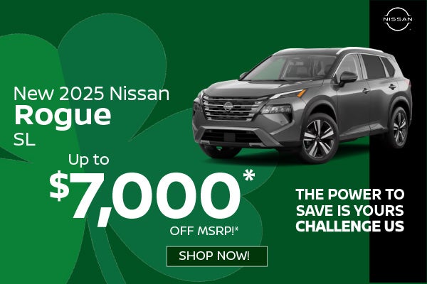 New 2025 Nissan Rogue SL Up to $7,000 OFF MSRP!*