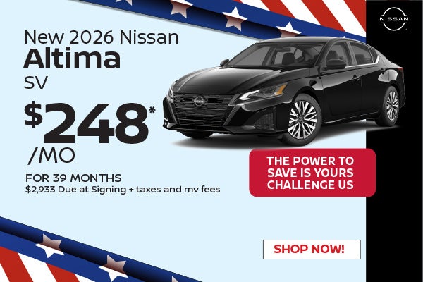 New 2026 Nissan Altima SV 