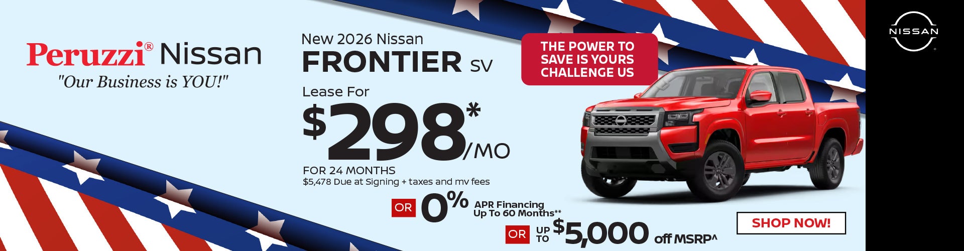 New 2026 Nissan Frontier SV