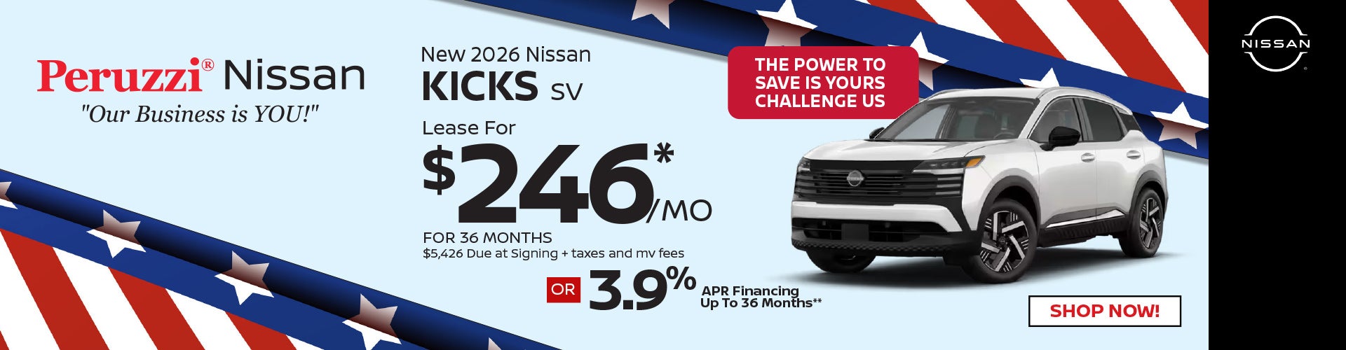New 2026 Nissan Kicks SV 