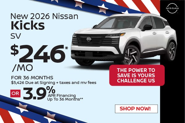 New 2026 Nissan Kicks SV 