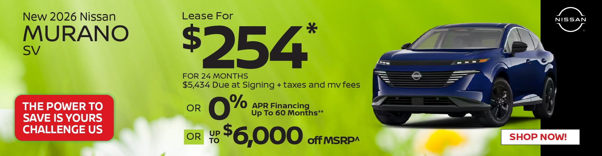 New 2026 Nissan Murano SV