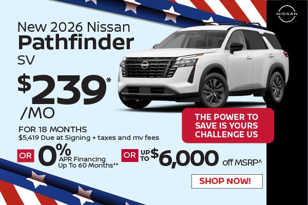 New 2026 Nissan Pathfinder SV