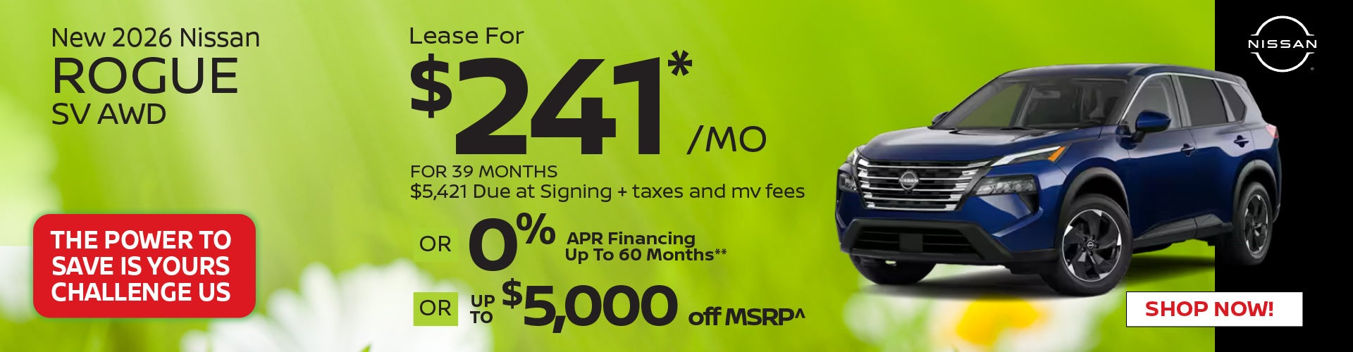 New 2026 Nissan Rogue SV AWD