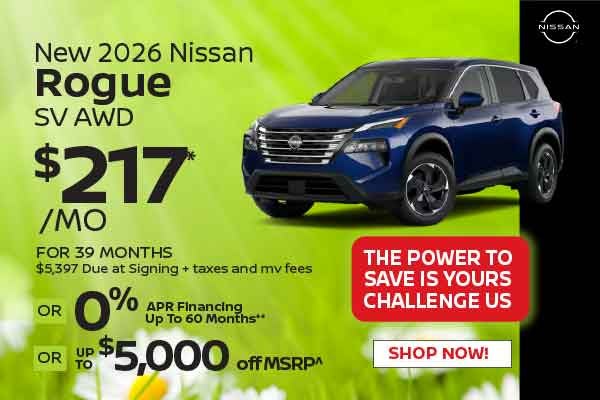 New 2026 Nissan Rogue SV AWD