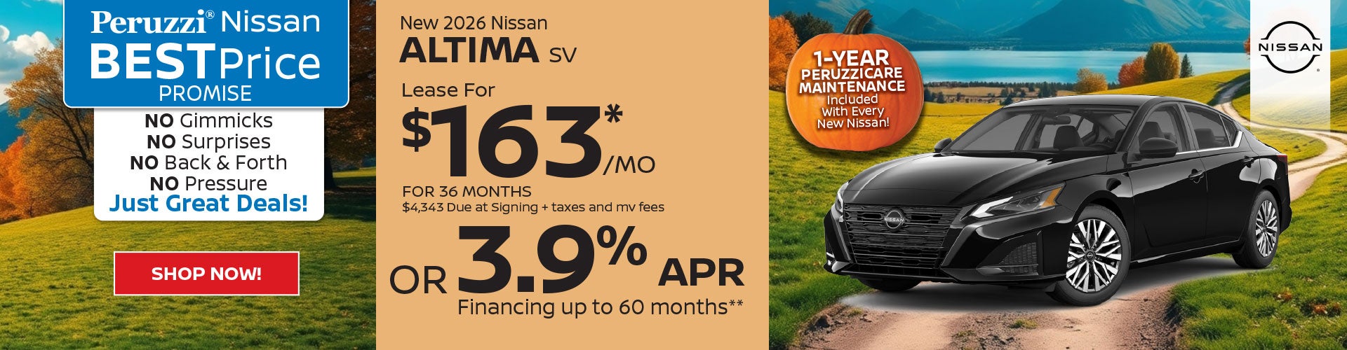 2026 Nissan Altima SV October