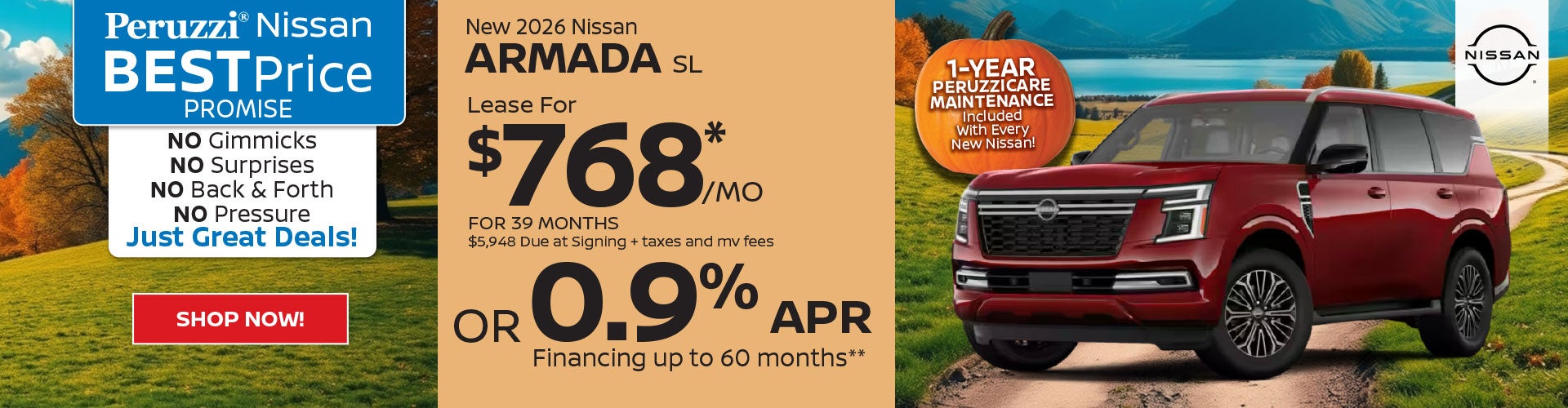 2026 Nissan Armada SL October