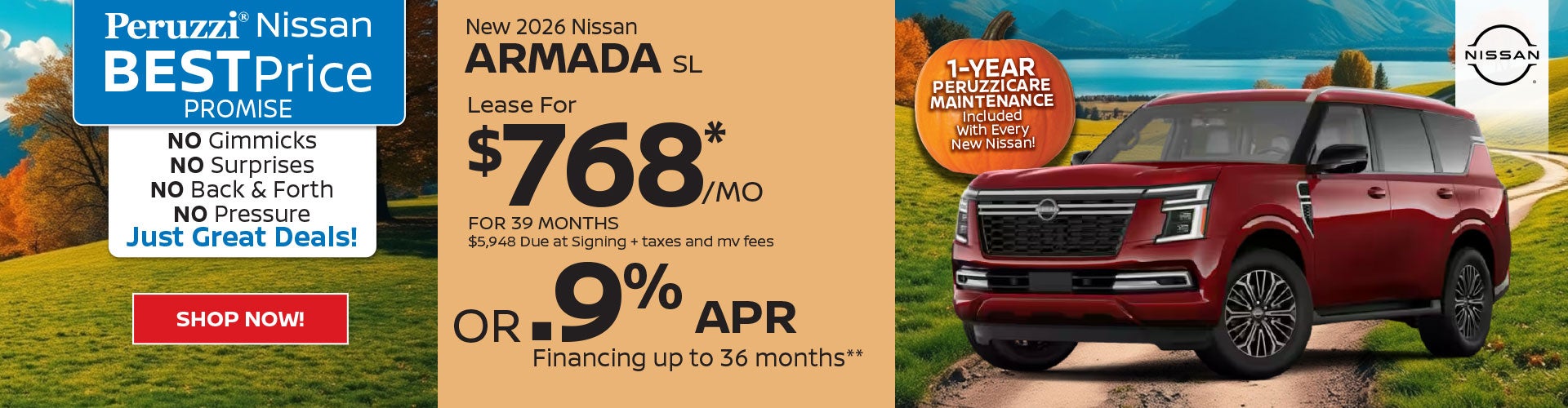 2026 Nissan Armada SL October
