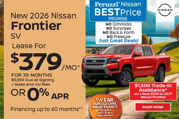 New 2026 Nissan Frontier SV 