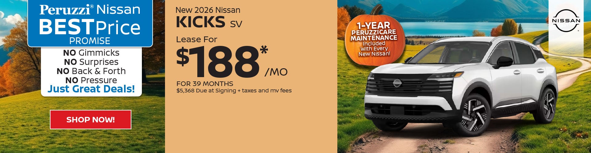 2026 Nissan Kicks SV October