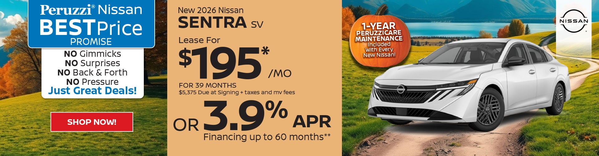 2026 Nissan Sentra SV October