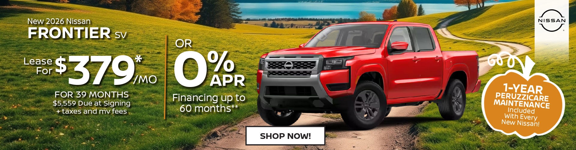 New 2026 Nissan Frontier SV 