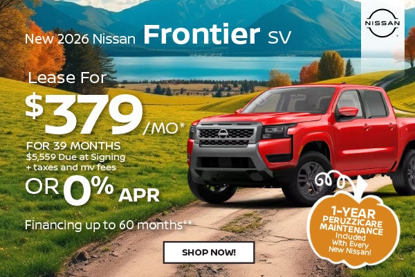 New 2026 Nissan Frontier SV 