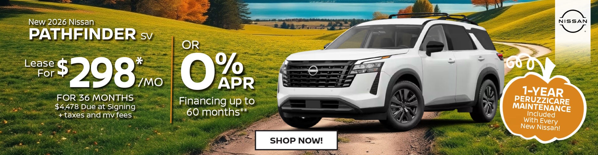 2026 Nissan Pathfinder SV October