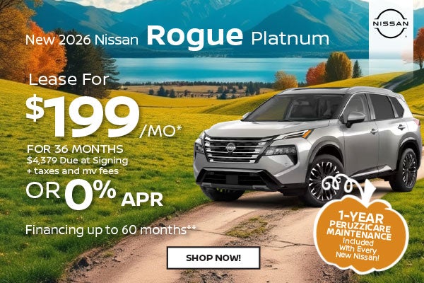 2026 Nissan Rogue Platinum October