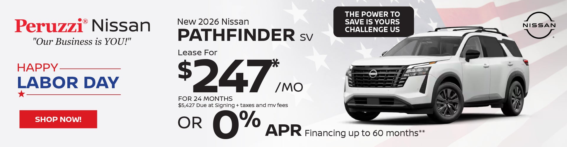 New 2026 Nissan Pathfinder SV